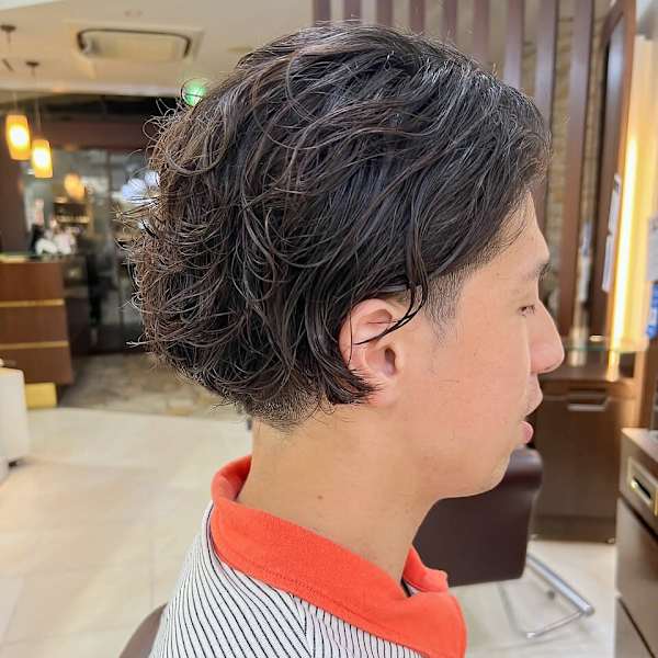 オシャレメンズパーマ|QUARTER RESORT 神楽坂