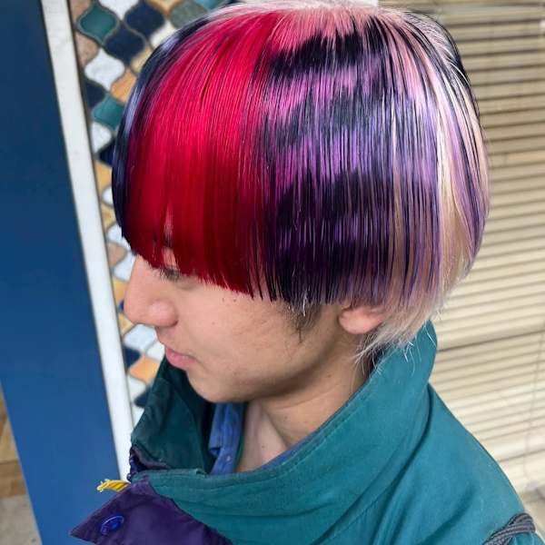 Re.(by INK.) 渋谷×スタイル|Re.(by INK.) 渋谷 ハイトーン/ウルフカット/デザインカラー/髪質改善