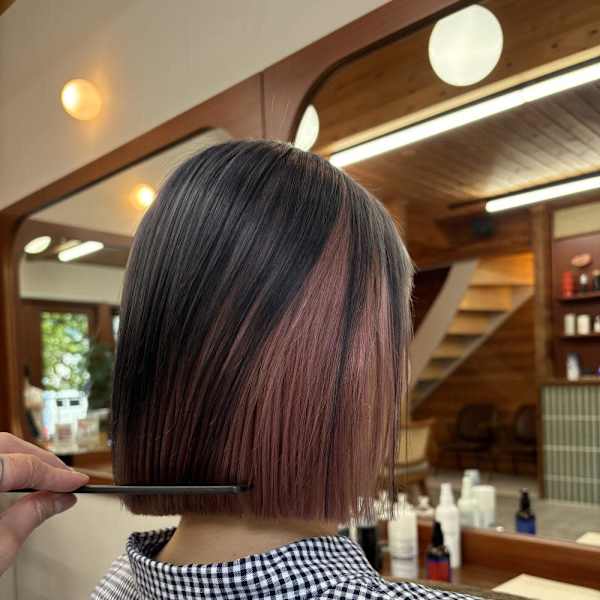 ボブ×インナーピンク|DEPT武蔵浦和