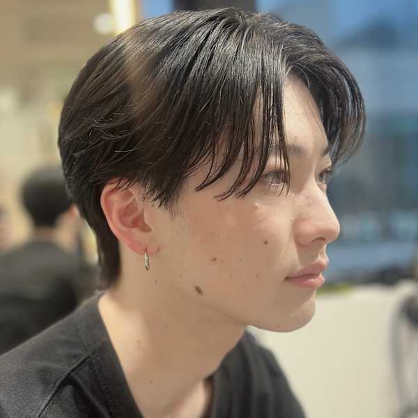 men's/メンズ/ダウンパーマ/黒染め/韓国