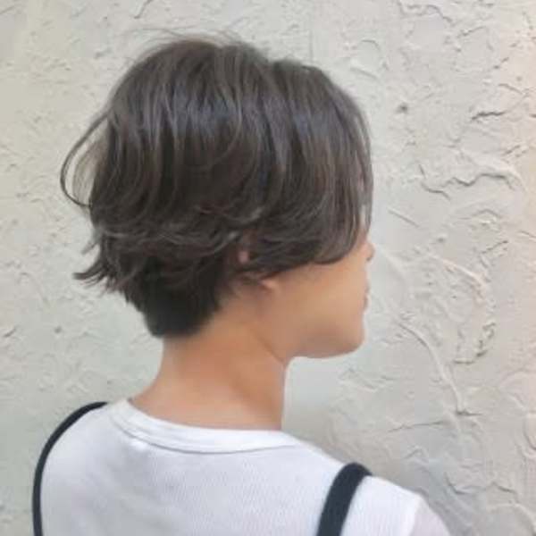 【Flor】*エッジショート+外ハネ+シルキィベージュ