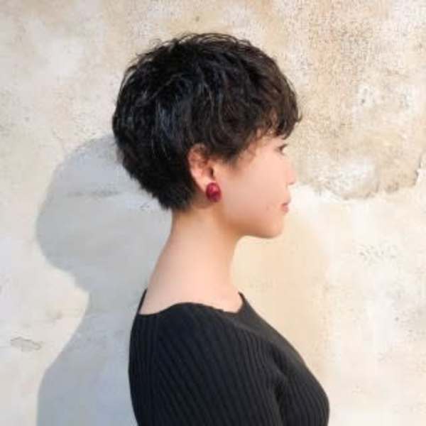 【Flor】*くせ毛活かし+外国人風ショート*