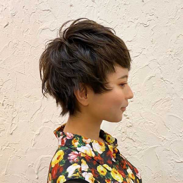 【Flor】*ヒッピーズショート+ネイビーアッシュ*