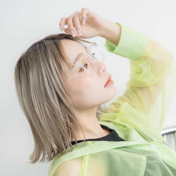 ダブルカラー♪外はねハイトーンボブ