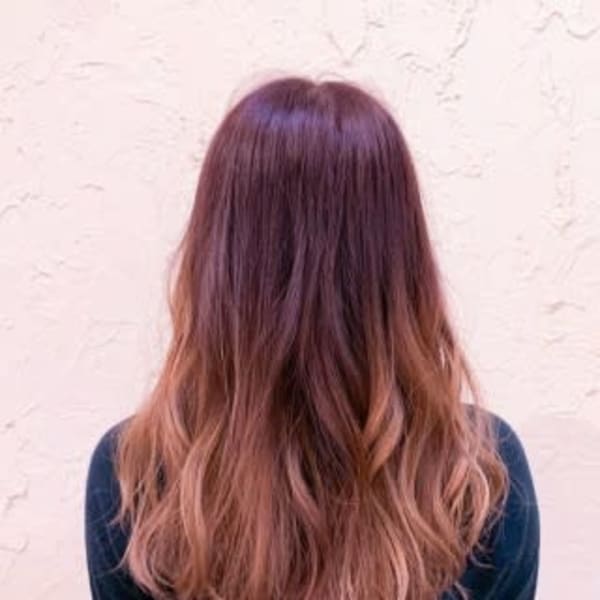 【Flor】*グラデーション+バイオレットピンク*