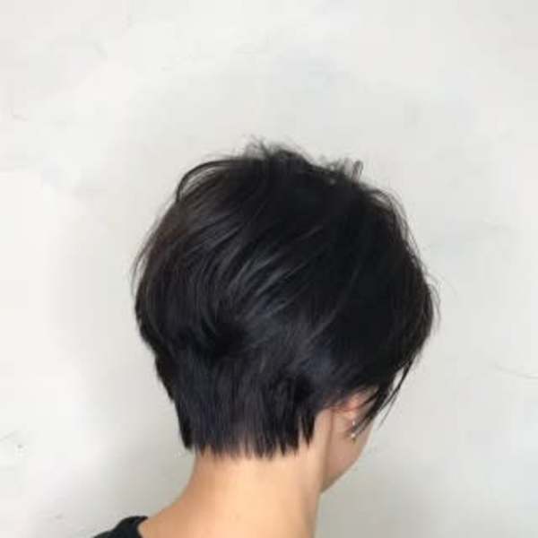 【Flor_上大岡】*黒髪ベリーショート+ヘルシーレイヤー*