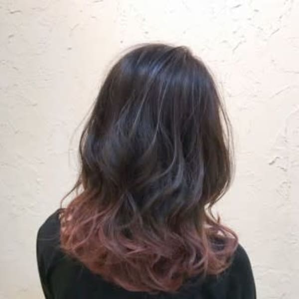 【Flor】*グラデカラー+ローズピンク*