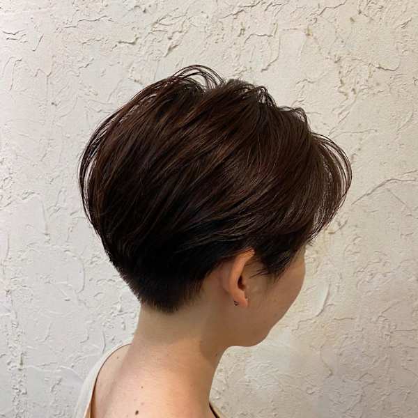 【Flor】*ハンサムショート+ダスティブラウン*