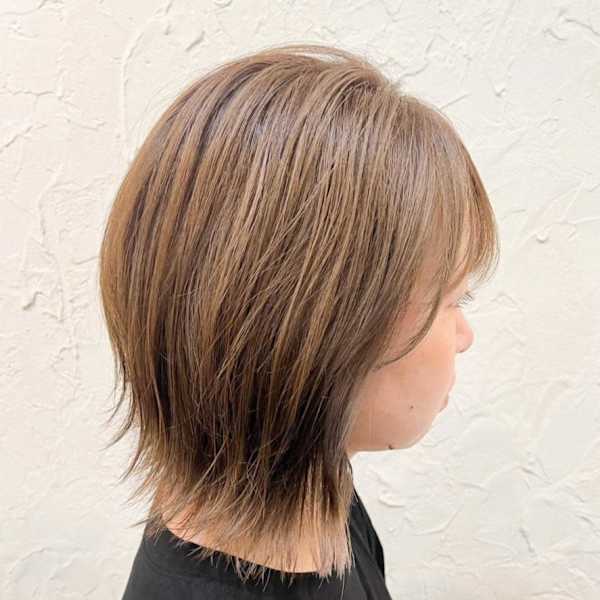 【Flor】*レイヤーボブ+シアーベージュ*