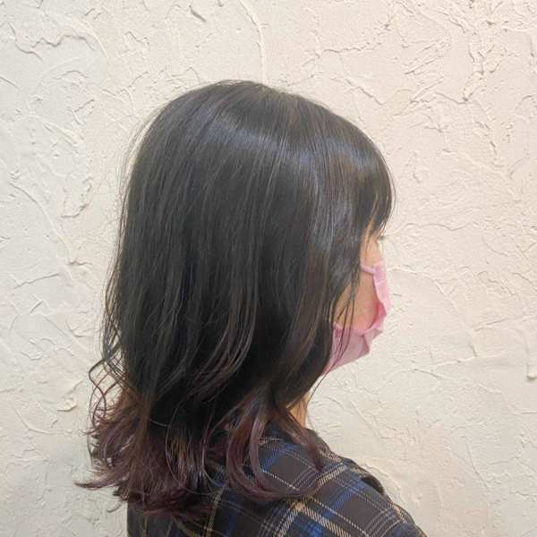 【Flor】*ラインカラー+バーガンディ×モノトーン*