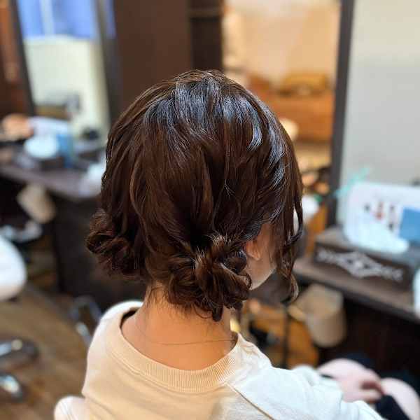 Hair Make ASCE×ツインお団子