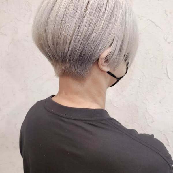 【Flor】*大人ショート＋シルバーホワイト*