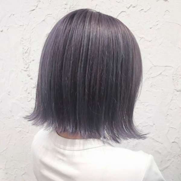 【Flor】*外ハネボブ+ラベンダーアッシュ*