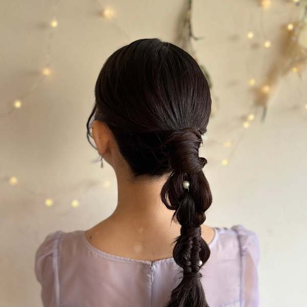 Hair Make ASCE×編み下ろしポニー