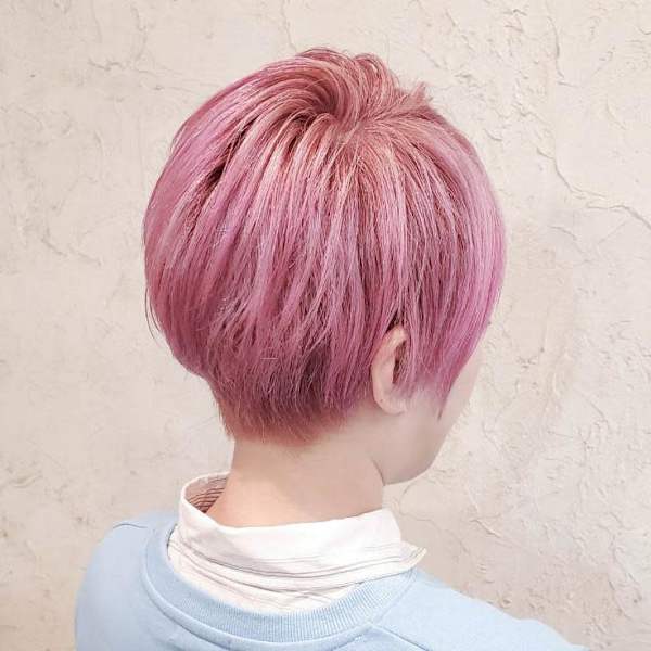 【Flor】*ベビーショート+ミルキーピンク*