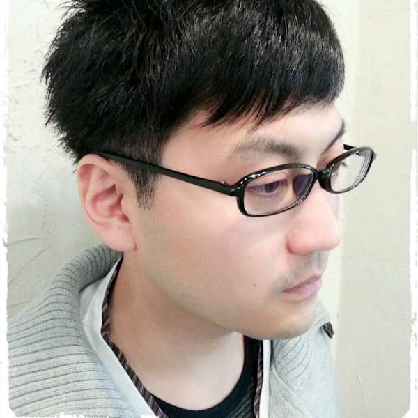 ≪自然な前髪縮毛!!×爽やかmen's short≫