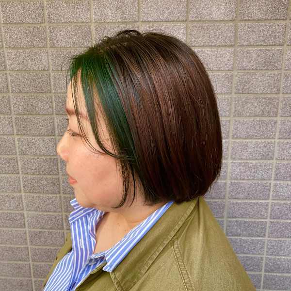 フェイスフレーミング×グリーン