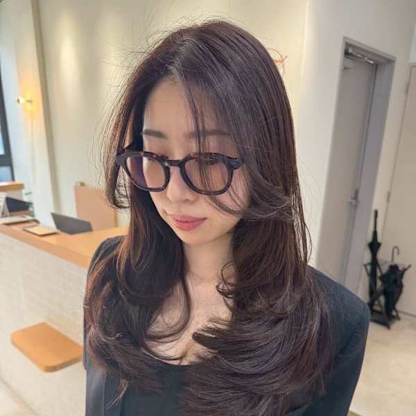 髪質改善**ダークブラウンレイヤー*【Zina京都河原町】