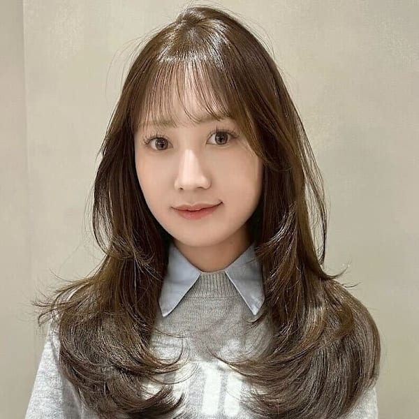 ＊オリーブブラウンレイヤーカットロング＊【Zina福岡天神】|Zina 福岡天神 髪質改善&トリートメント&艶髪【ジーナ】