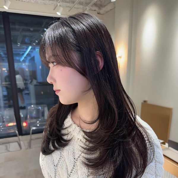 髪質改善＊黒髪毛先レイヤーカットロ＊美髪【Zina福岡天神】|Zina 福岡天神 髪質改善&トリートメント&艶髪【ジーナ】