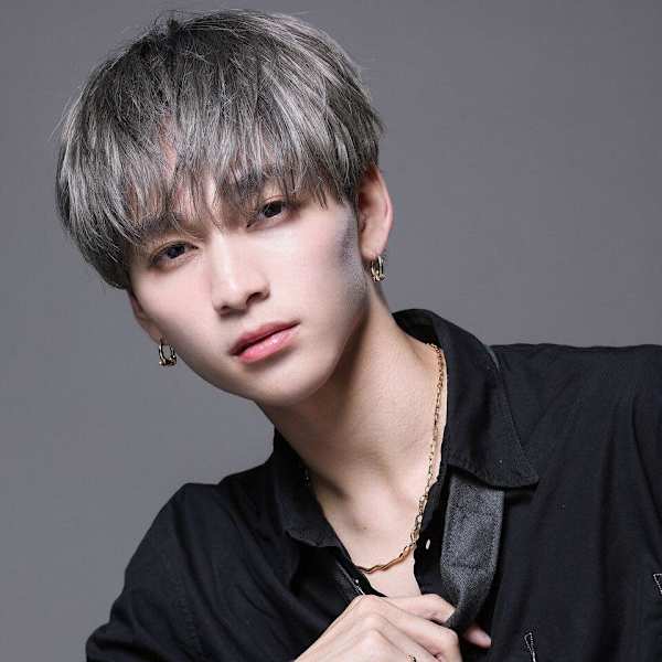 パールシルバーで魅せるナチュラル韓流ショート