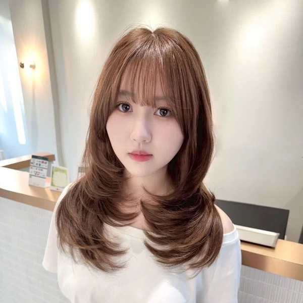 髪質改善＊アプリコットオレンジレイヤー＊【Zina福岡天神】|Zina 福岡天神 髪質改善&トリートメント&艶髪【ジーナ】