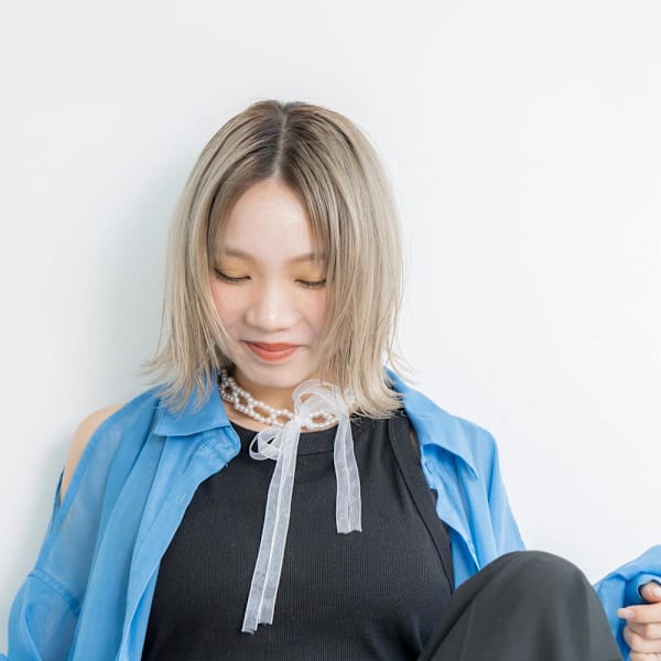 艶髪ブリーチ♪ブロンドベージュカラー|SOURCE 天王寺