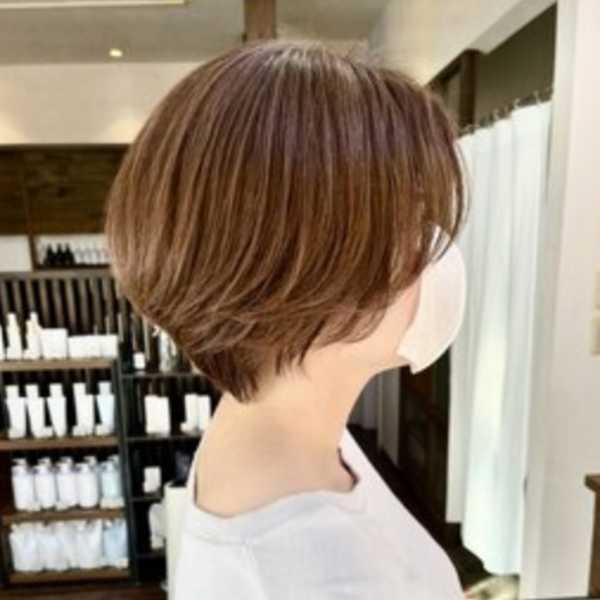 まるみショートボブ【盛岡|向中野|シェノン】|Chainon by charis 【シェノンバイカリス】盛岡|向中野