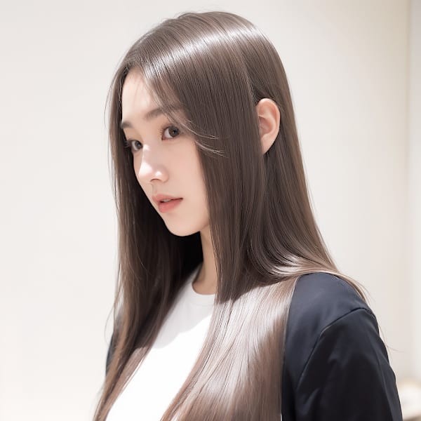 髪質改善♪艶髪ロング×ベージュカラー|SOURCE 天王寺