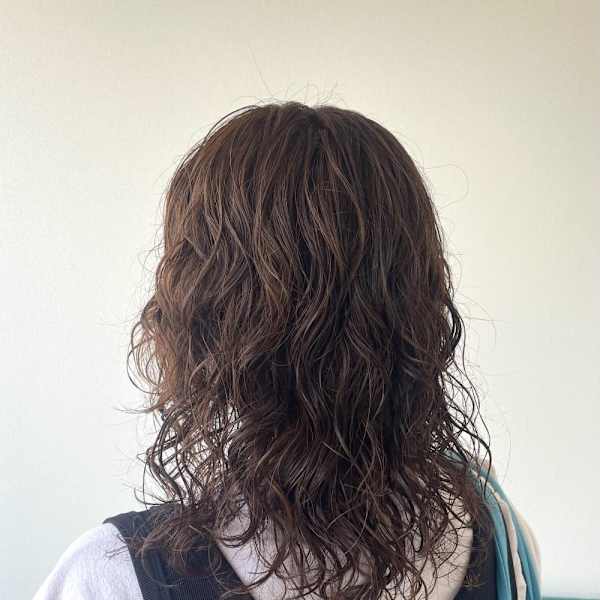 《kitin吉祥寺》オレンジベージュ レイヤーパーマ