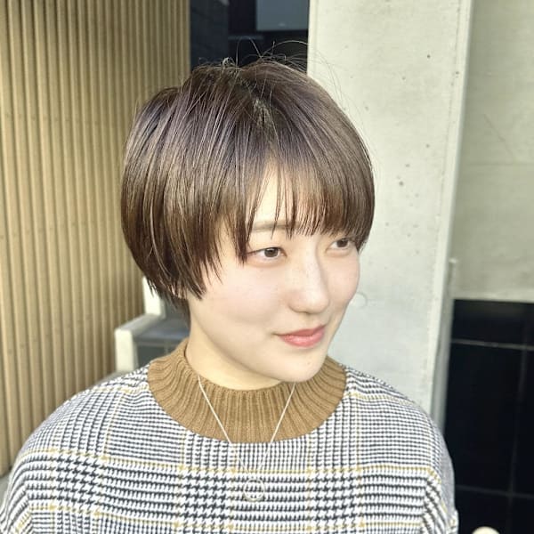 マッシュショート/ボーイッシュショート/短めショート
