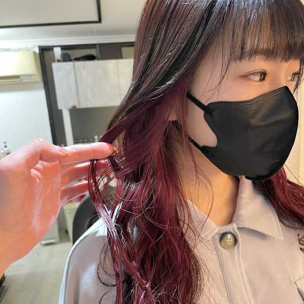 ワインレッド/インナーカラー/ボルドーカラー|ACT 仙台店