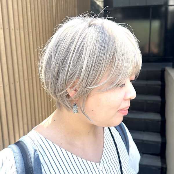 ショートボブ/ハイトーンショート/くびれショート|ACT 仙台店