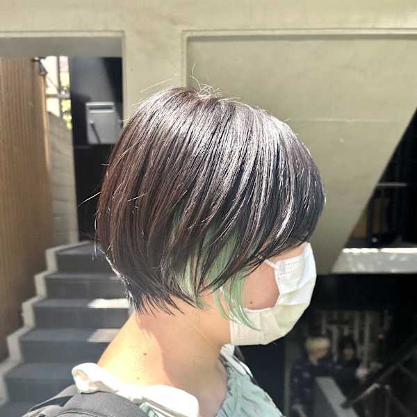 ショートボブ/インナーカラー/ニュアンスカラー|ACT 仙台店