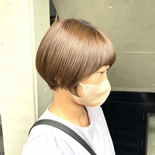 マッシュショート/大人ショートボブ/大人可愛い