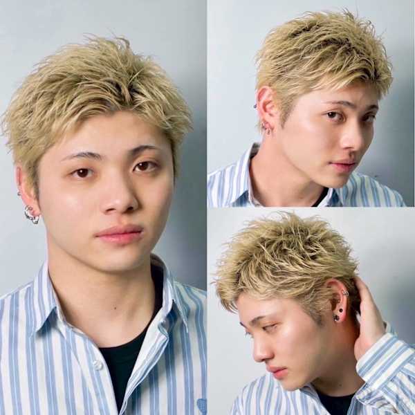 ハイトーンスパイキーショート