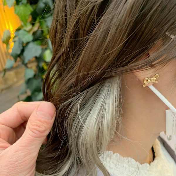 インナーカラー ホワイト シルバー