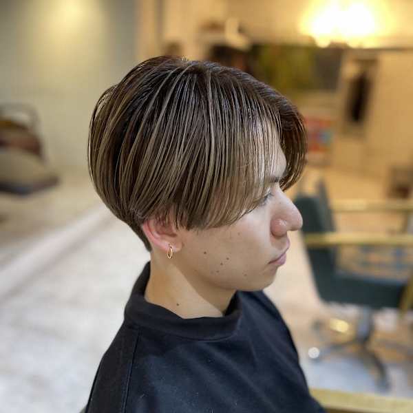 透け感◎センター分け 美シルエット