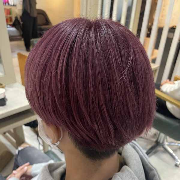 メンズマッシュ/ピンク/ワインレッド/ピンクベージュ