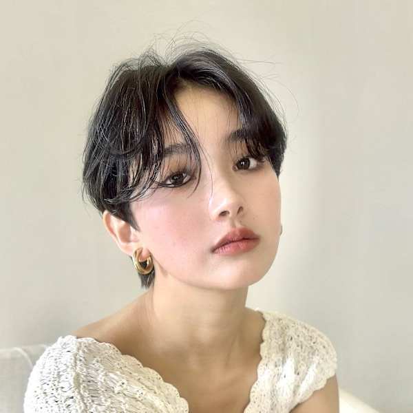 透け感ハンサムショート/大人ショート/ジェンダーレスショート