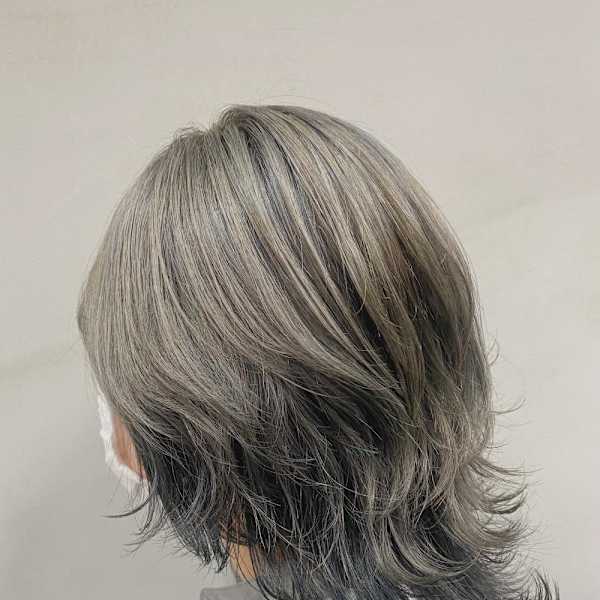 インナーカラー【black×grey】