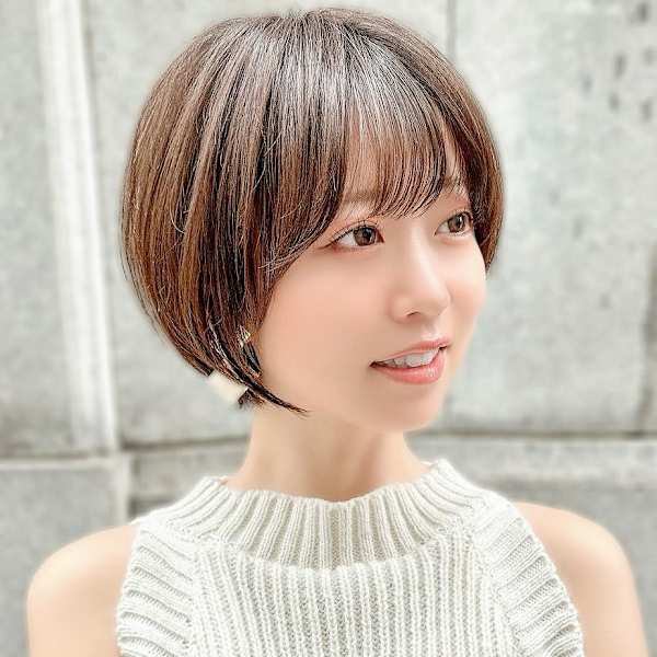 ボブ/レイヤーカット/縮毛矯正/韓国ヘア/顔周り/原宿/前髪