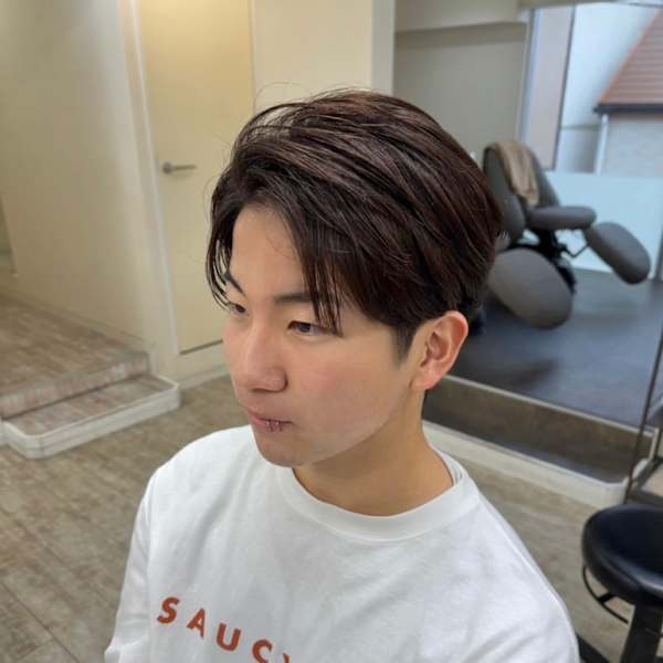 センターパート|nico hair design