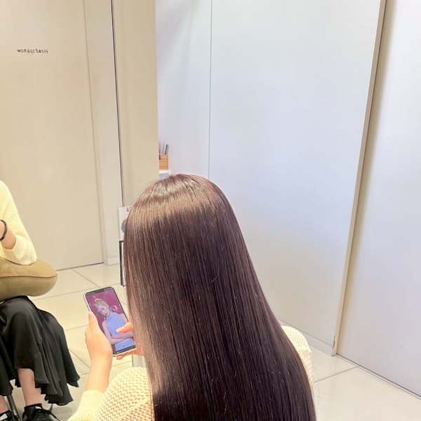 【髪質改善ストレート】✖トリートメントで更に艶々に！