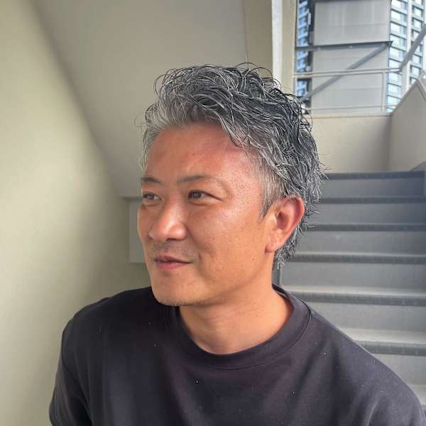 フロント~トップ~ハチ上のみ巻いたパーマスタイル|MEN'S WILL by SVENSON 仙台スタジオ