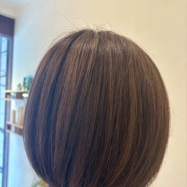 白髪ぼかしハイライト