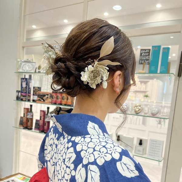 浴衣着付け/夏祭りヘアセット