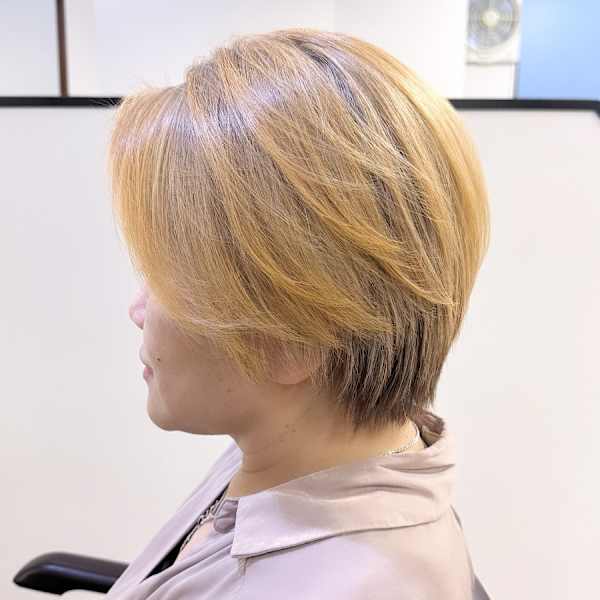 大人の魅力引き立つ✨大人の丸みショートボブ