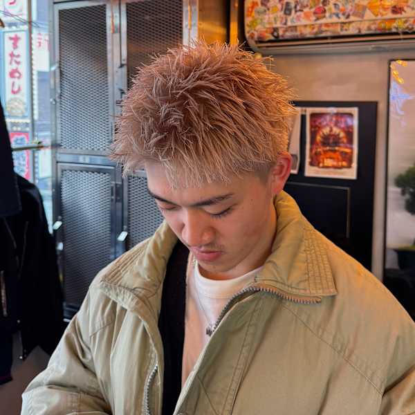 ハイトーンスパイキーショート