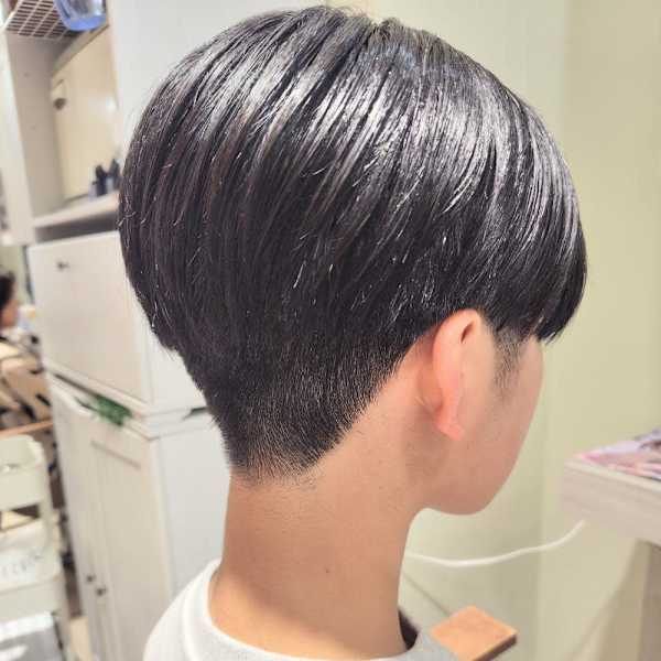 ショート/2ブロック/メンズライク